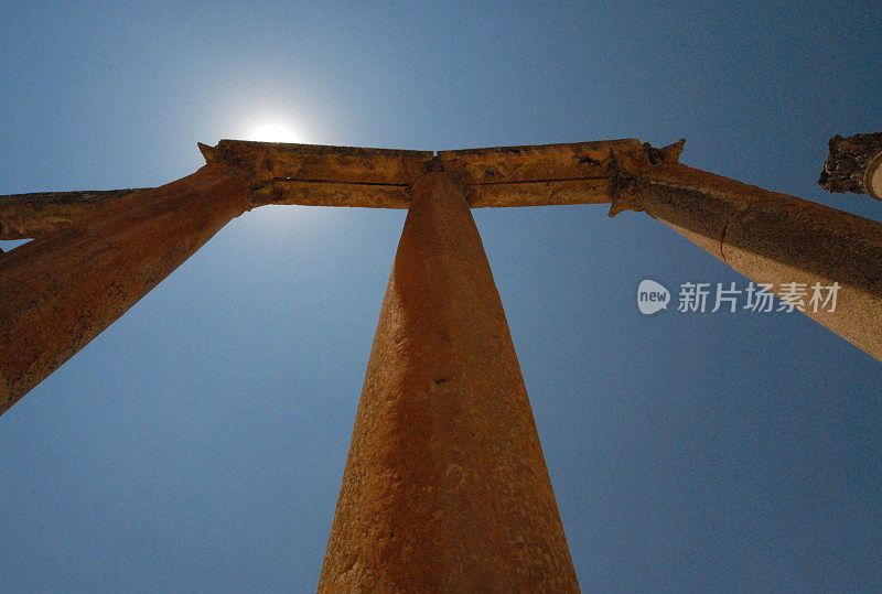 约旦Jerash: Cardo Maximus